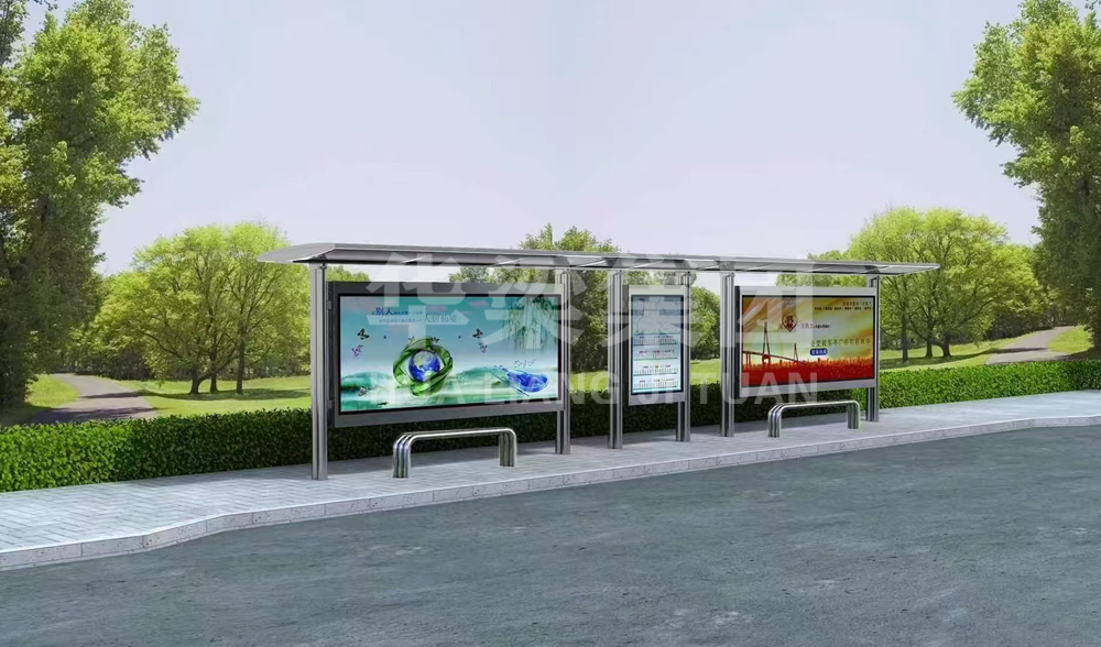 [24.11.19]江蘇省某市定制款公交候車亭項目裝車發(fā)貨