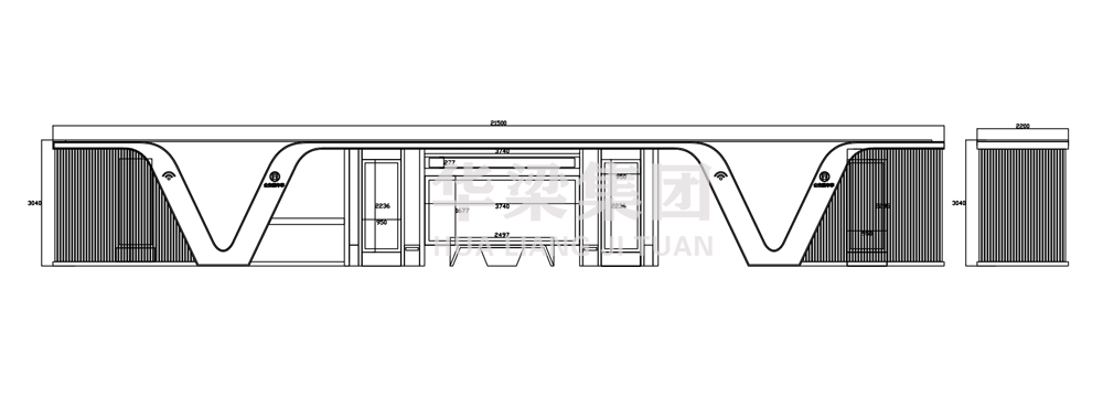 城市品位候車亭AH-3116(圖3) 城市品位候車亭AH-3116(圖3)