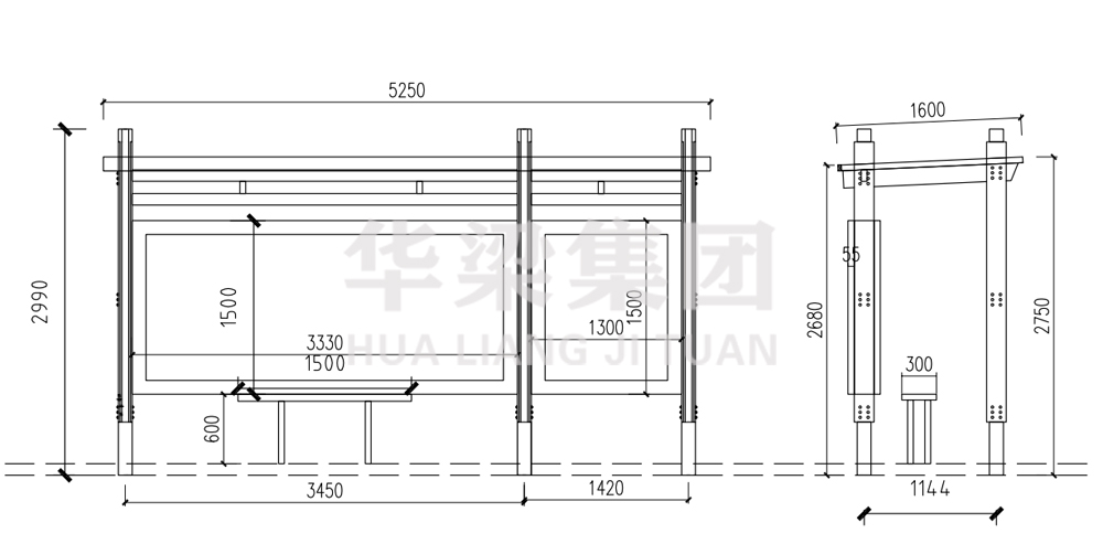 中式古典候車亭AH-3117(圖3) 中式古典候車亭AH-3117(圖3)